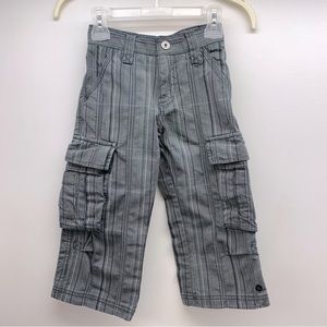 Mexx Kids Striped 100% Cotton Cargo Pants - Size 3